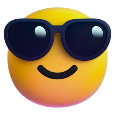 emoji with glasses