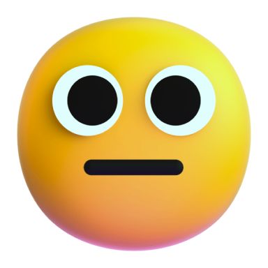 emoji neutral face